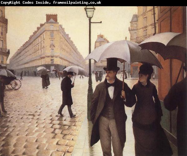 Gustave Caillebotte Paris Street,Rainy Day